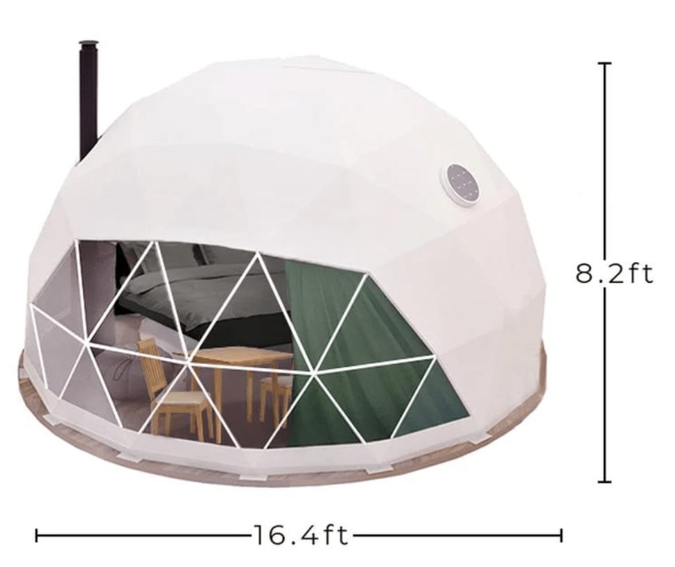 Glamping Geodesic Dome 16' 20' of 26
