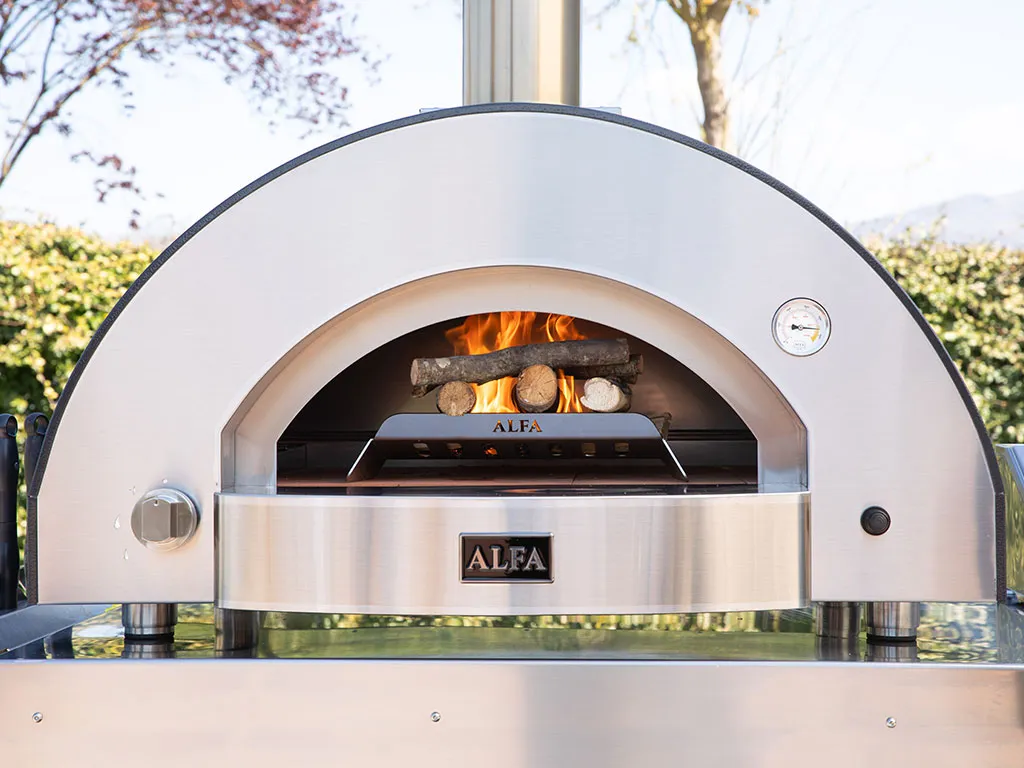Alfa Forni Pizza Oven with Wood Burning Inside