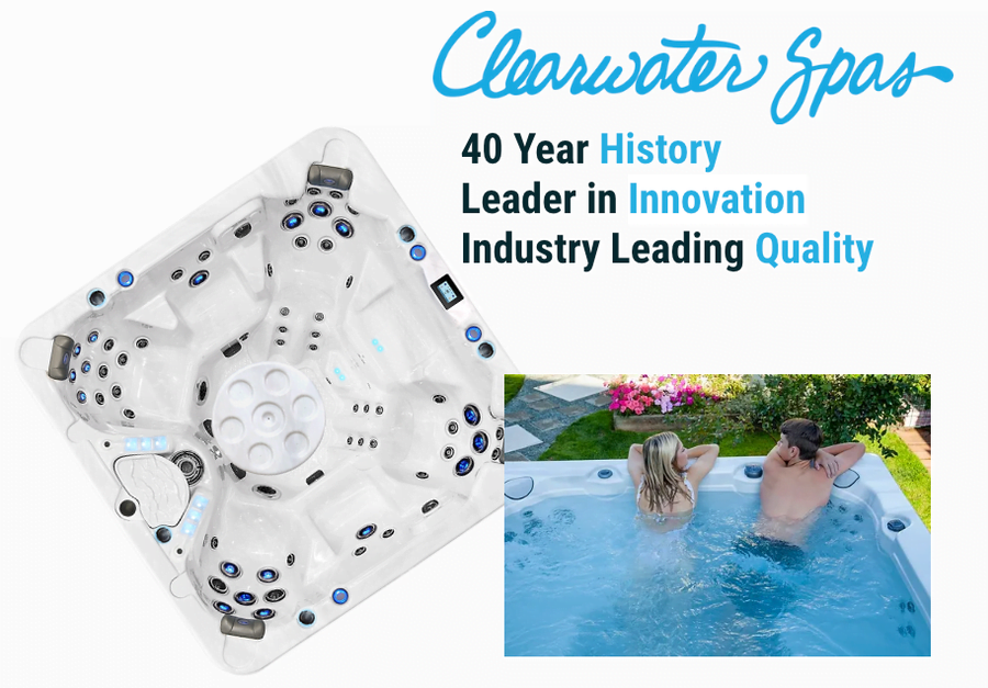 Clearwater Spas Difference - 40 Years of History