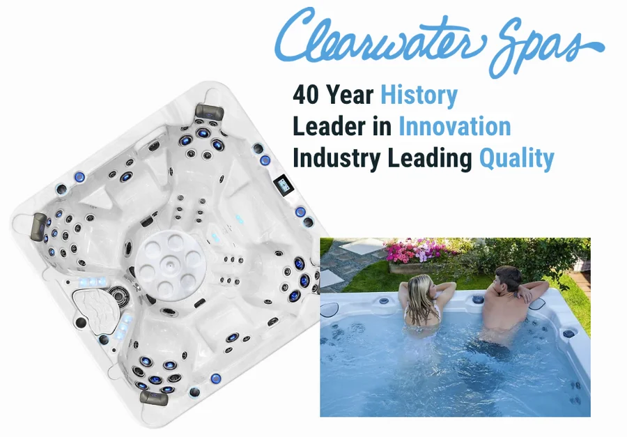 Clearwater Spas Difference - 40 Years of History