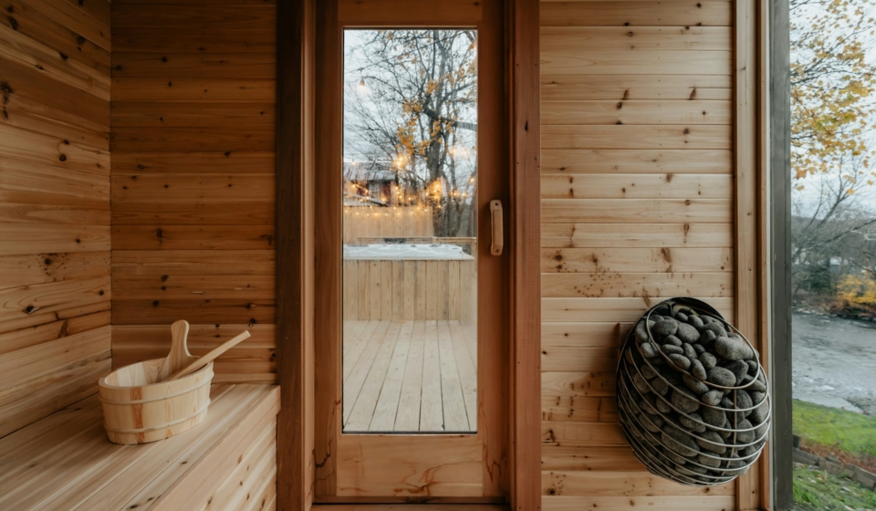outdoor sauna