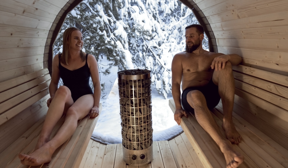 outdoor sauna