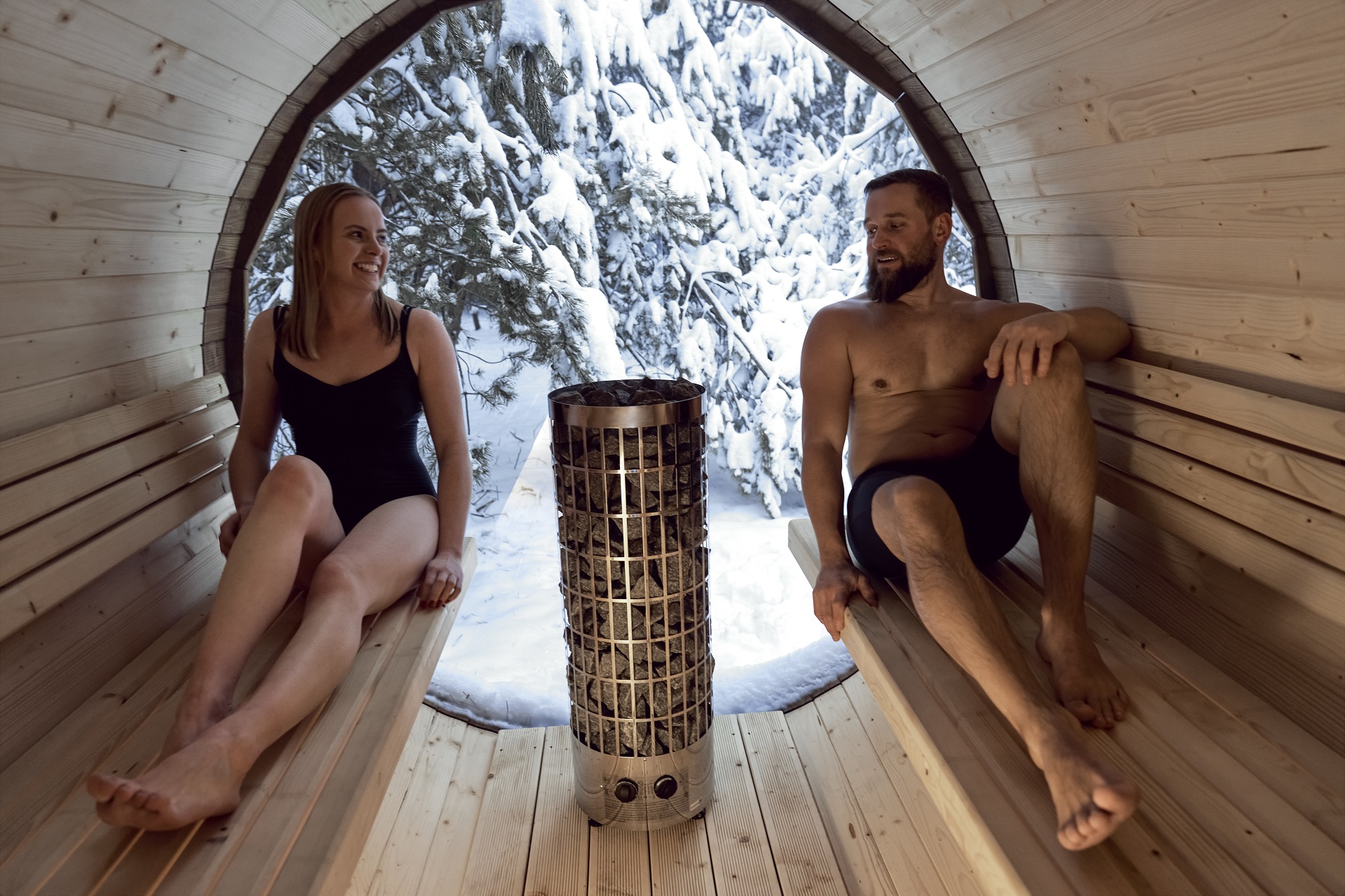outdoor sauna