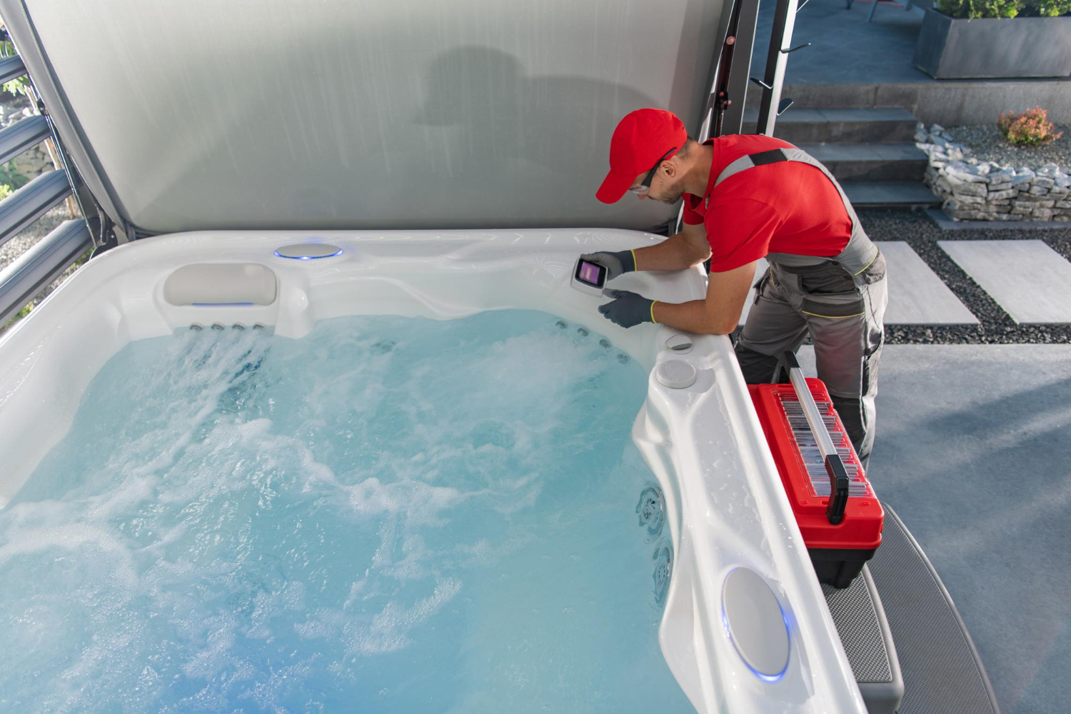 Hot tub maintenance