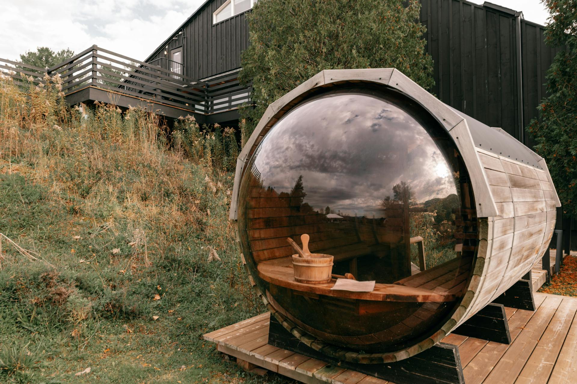 outdoor sauna