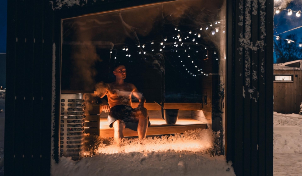 outdoor sauna