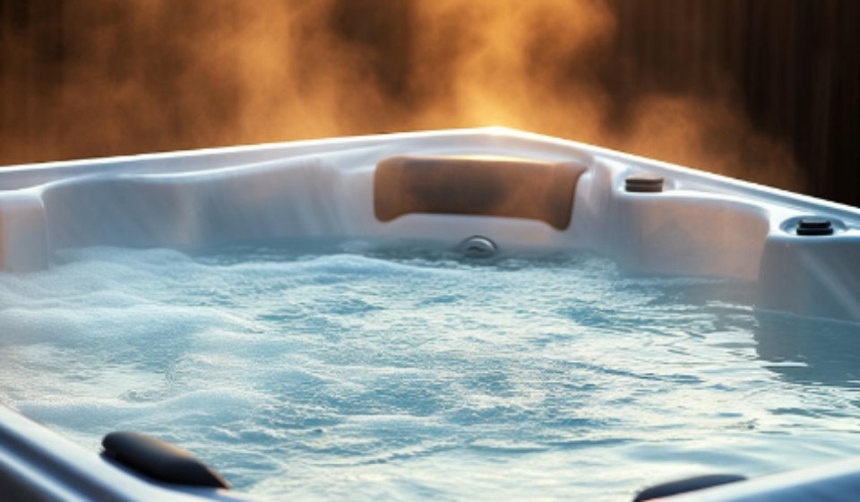 cleaner hot tub water