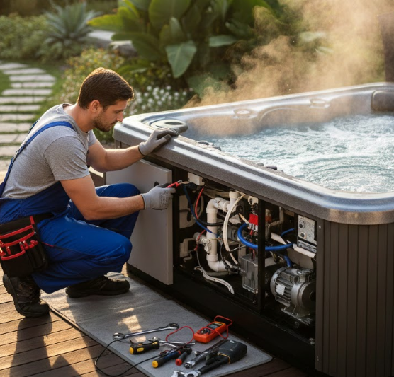 hot tub installs