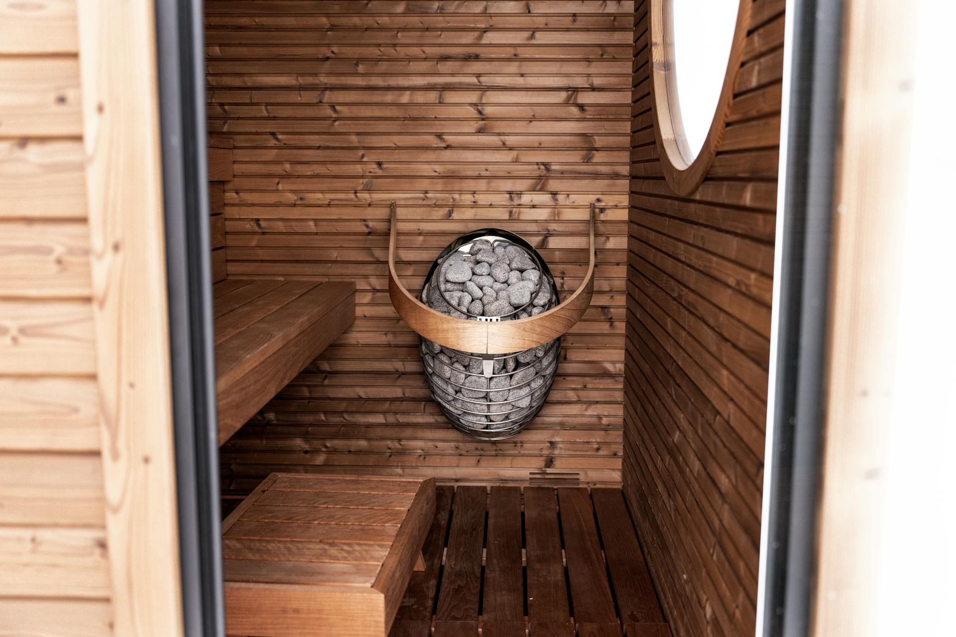outdoor sauna