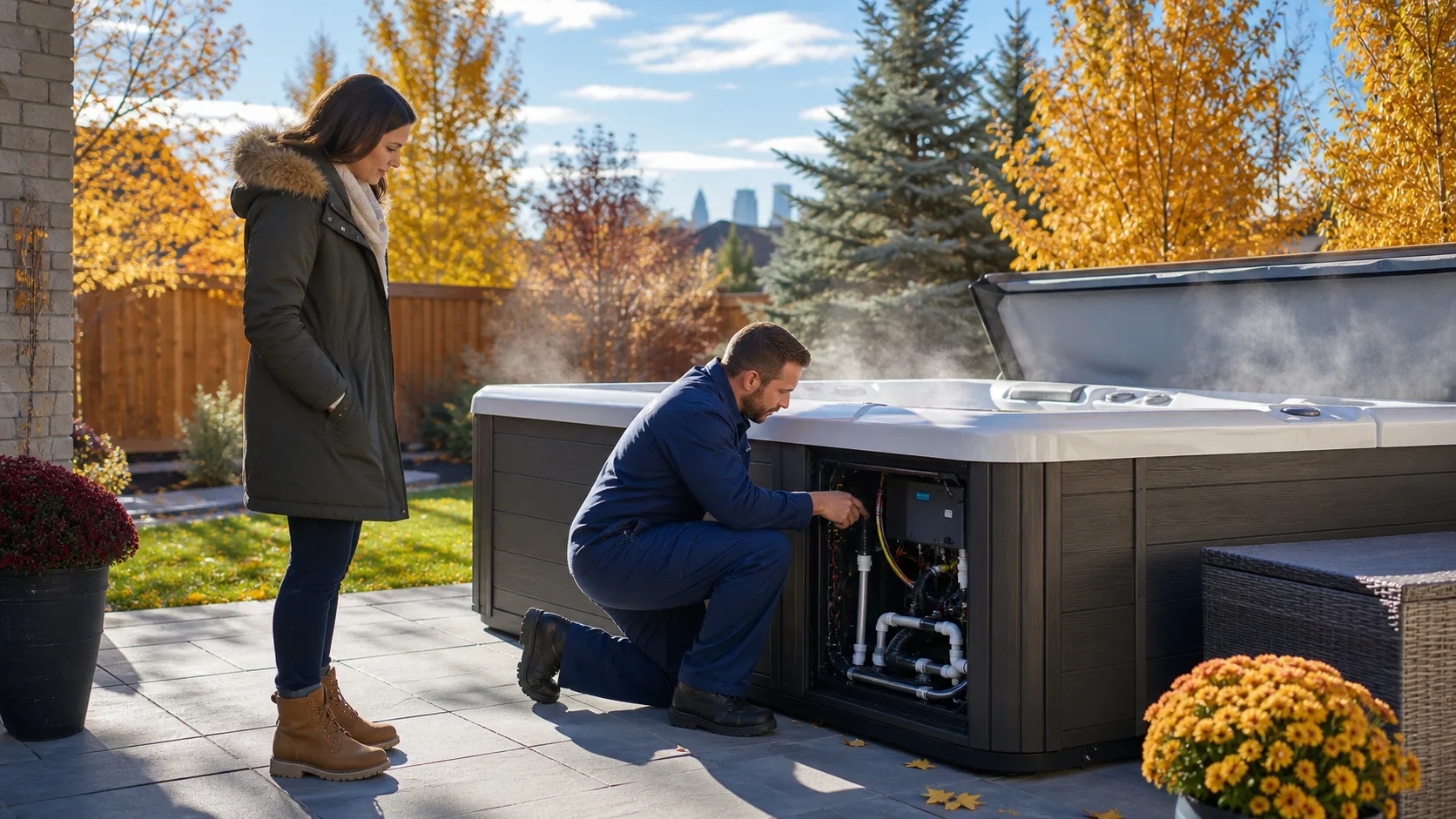 Why Your Hot Tub in Calgary Might Not Feel Hot Enough This Fall