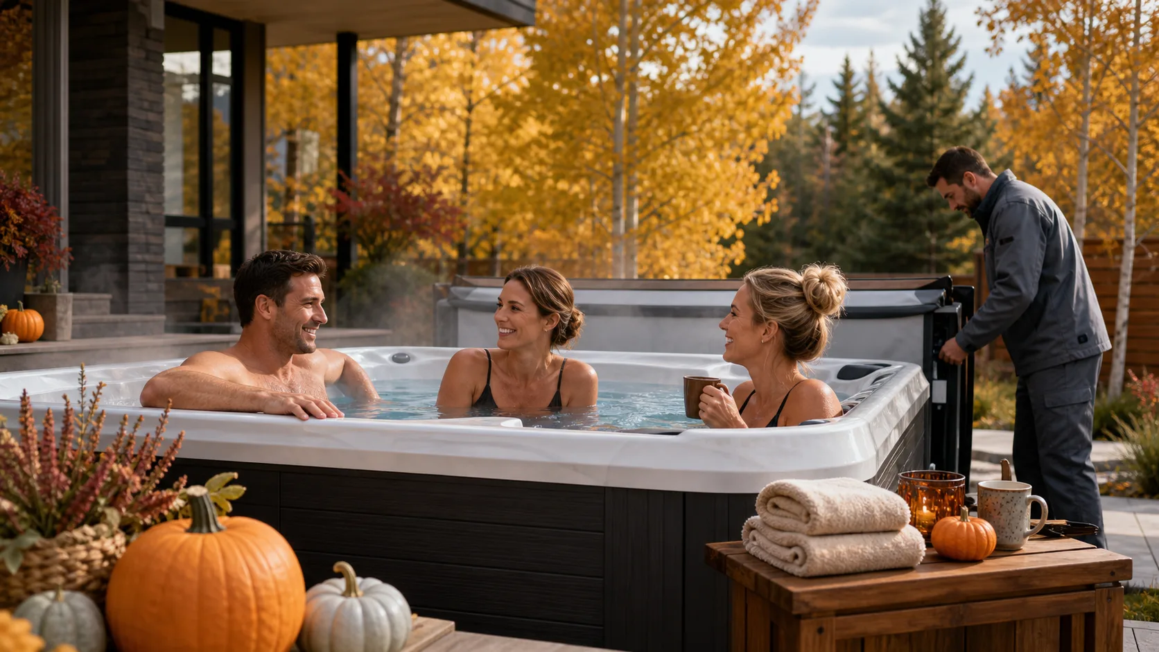 Cozy Thanksgiving Weekend Ideas Using Hot Tubs in Calgary