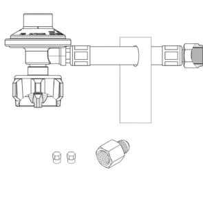 Delta Heat LP Conversion Kit for DHSB, NG to LP
