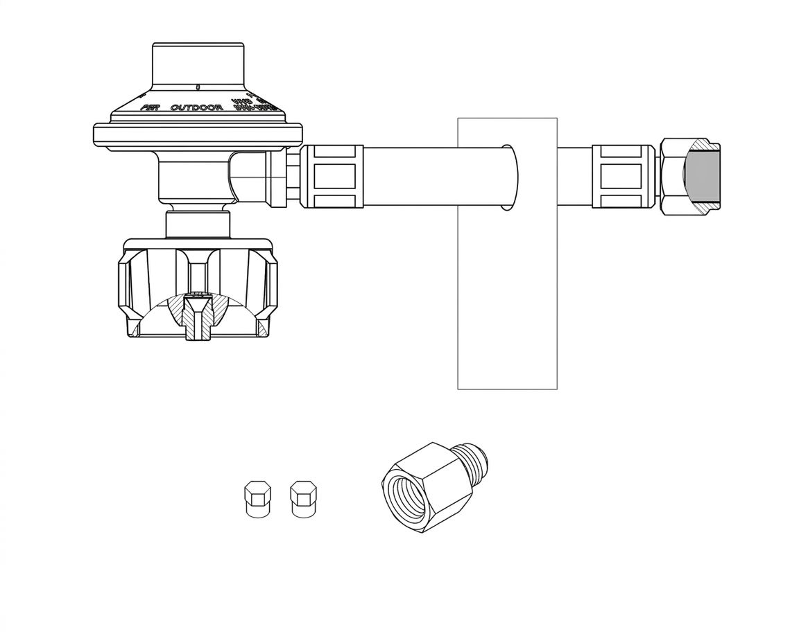 Delta Heat LP Conversion Kit for DHSB, NG to LP