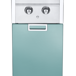 Crown Verity Infinite Series Cabinet Module with Dual Side Burner & Garbage Holder in Grotto Turquoise