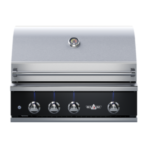 32" Delta Heat Gas Grill with Infrared Rotisserie, Black Control Panel