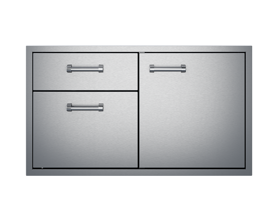 36" Delta Heat Door 2-Drawer Combo
