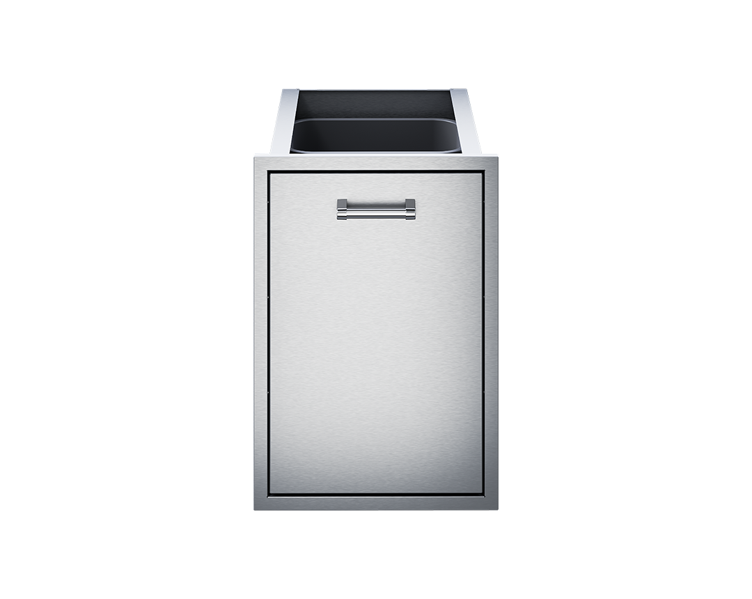 18" Delta Heat Tall Trash Double Drawer (Trash Can Included)