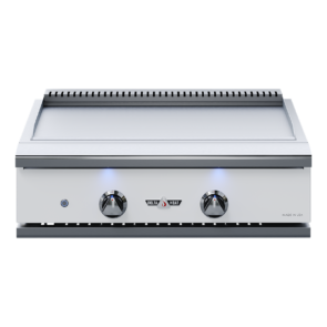 32" Delta Heat Teppanyaki Grill, White Control Panel